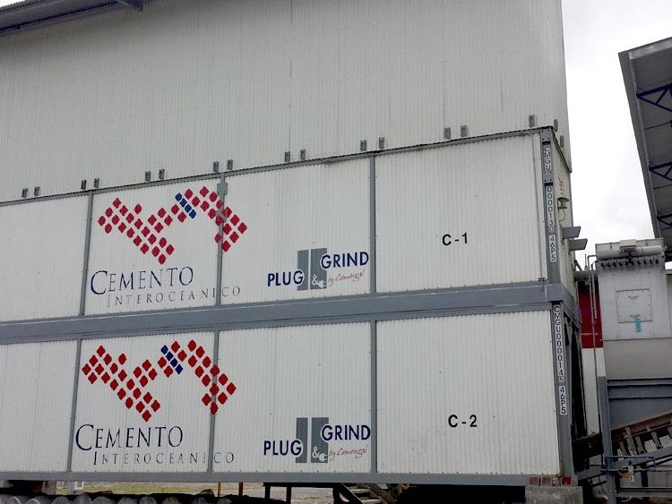 Estación de molienda modular y portatil PLUG&GRIND CLASSIC instalada en Panama