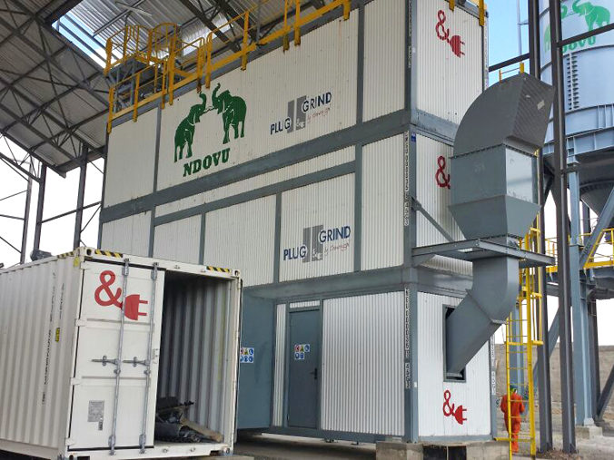 La estación de molienda modular y portátil PLUG&GRIND Classic consta de 9 contenedores